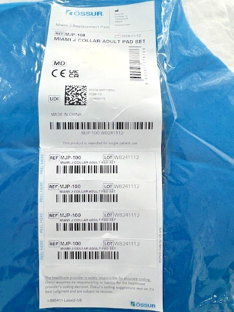 Brand New Miami J Cervical Collar Pads ONLY Medium