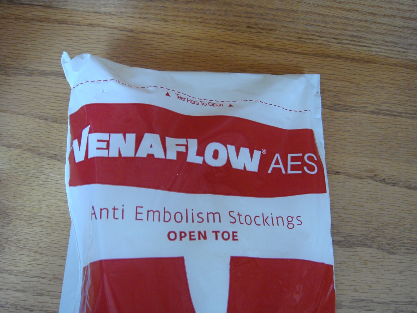 Venaflow AES Anti Embolism Stockings Open Toe White Thigh Short Small 3 Pair