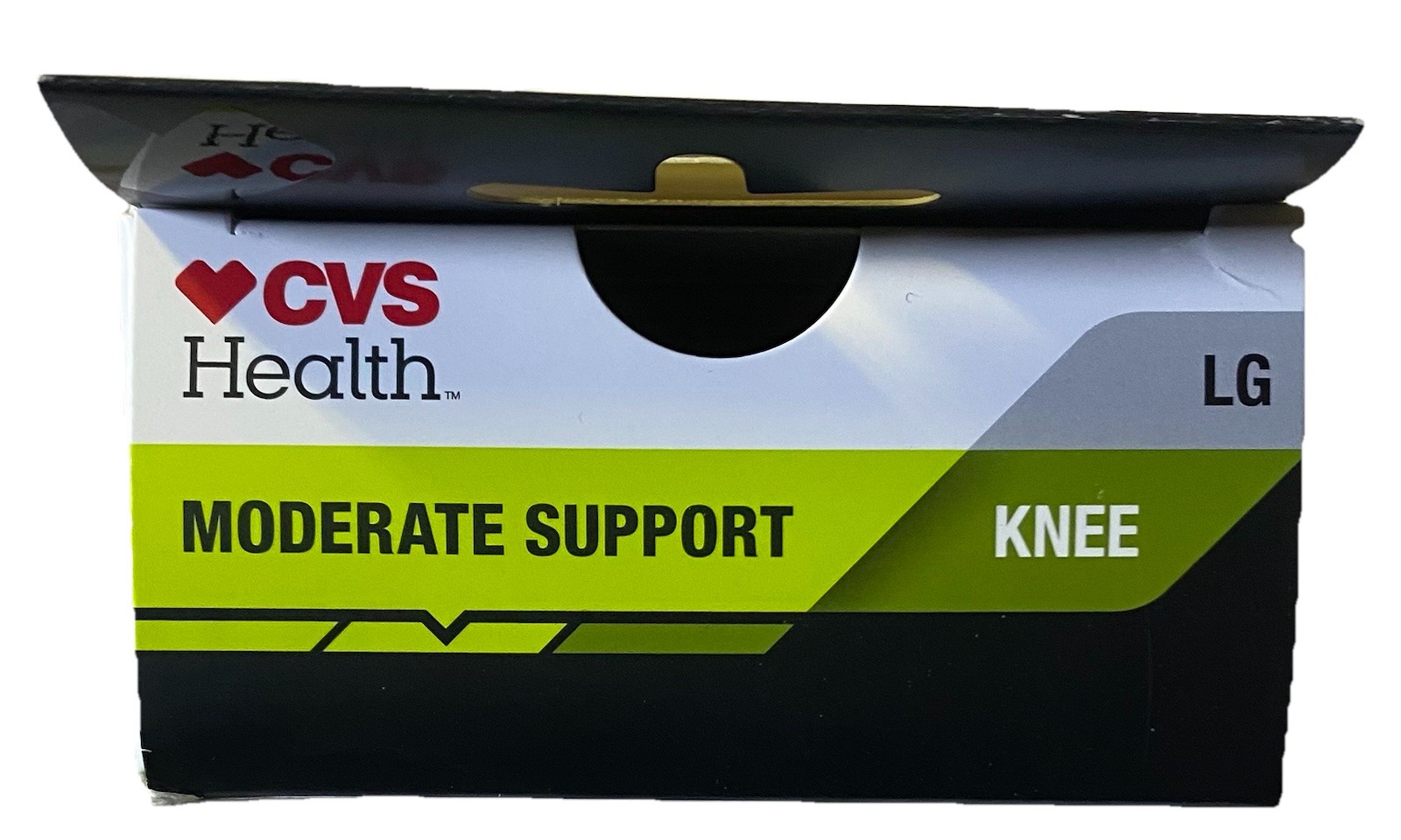 CVS Health Deluxe Stabilizing Compression Knee Moderate Support LARGE
