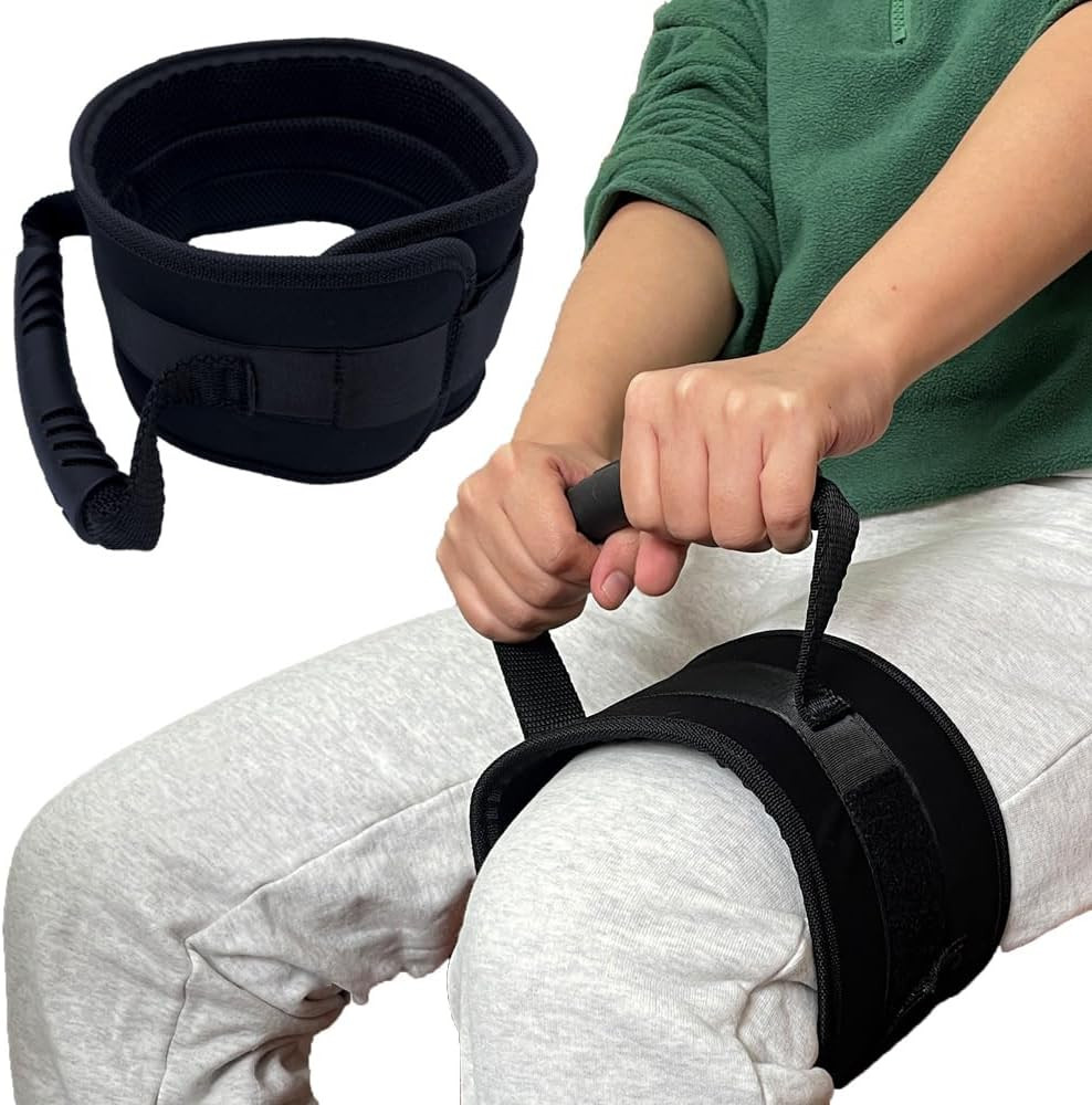 Thigh Lifter Strap Leg Lifting Strap Pull up Assistance Belt Foot Transfer Aid K