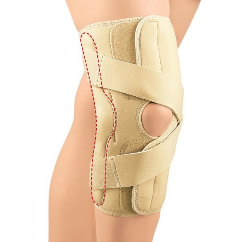 FLA Orthopedics Knee Brace AO/Arthritis Medial Right/Lateral Left Beige, XS NWOP