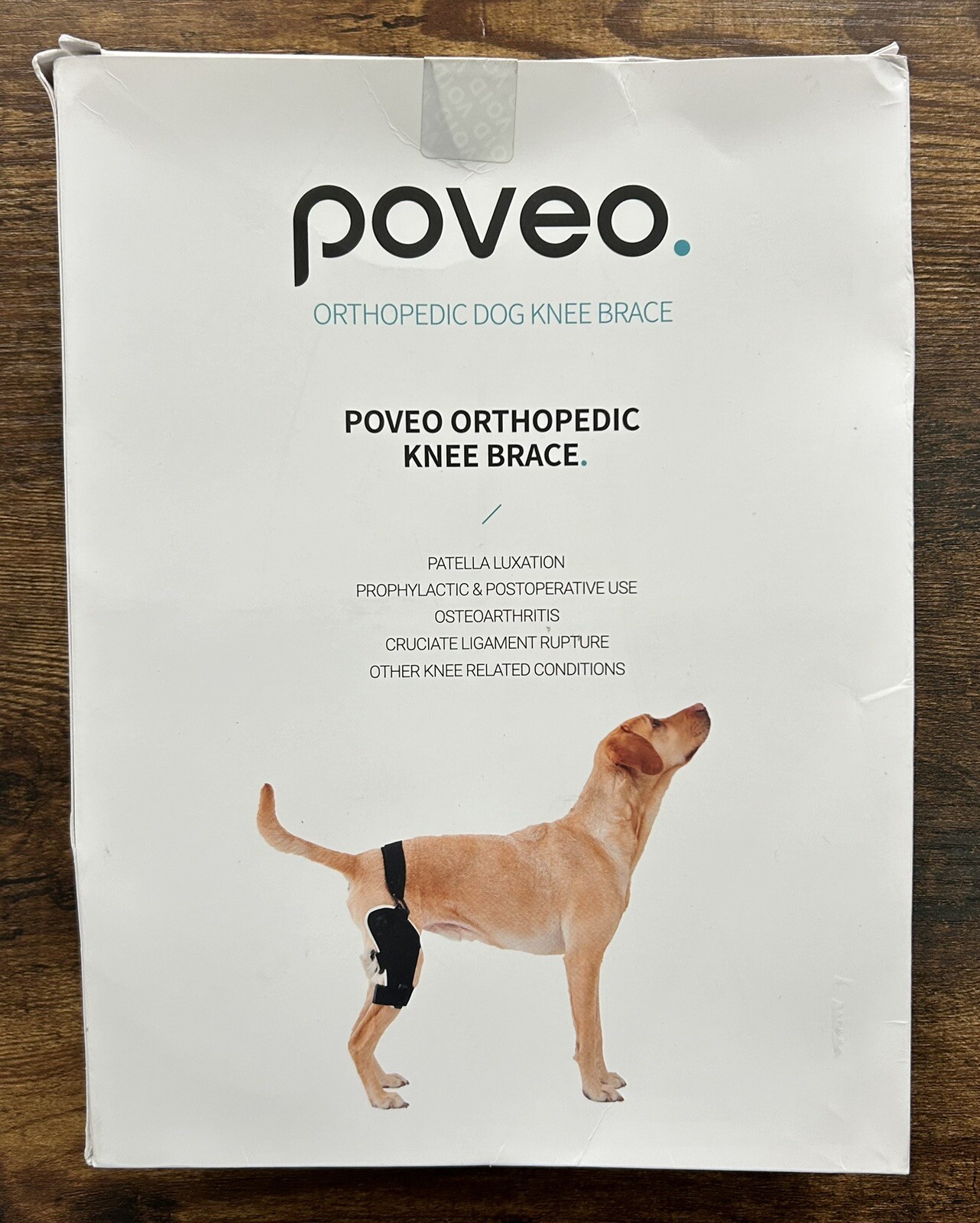Poveo Orthopedic Dog Knee Brace – Right Leg – 2XL – 40-55Lbs – NEW