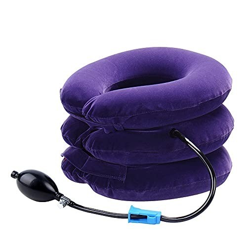 Folding Neck Traction Device: Portable Inflatable Stretcher for Pain Management