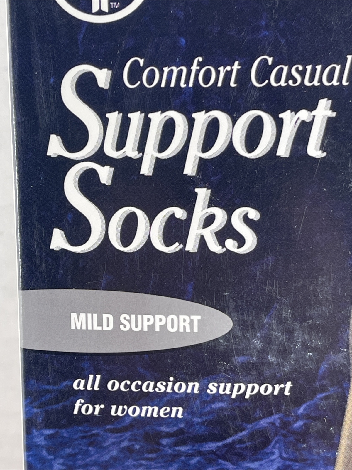 NOS 2003 Truform Casual Style MILD Support Socks Womens SIZE M SHOE SIZE 5.5-7.5