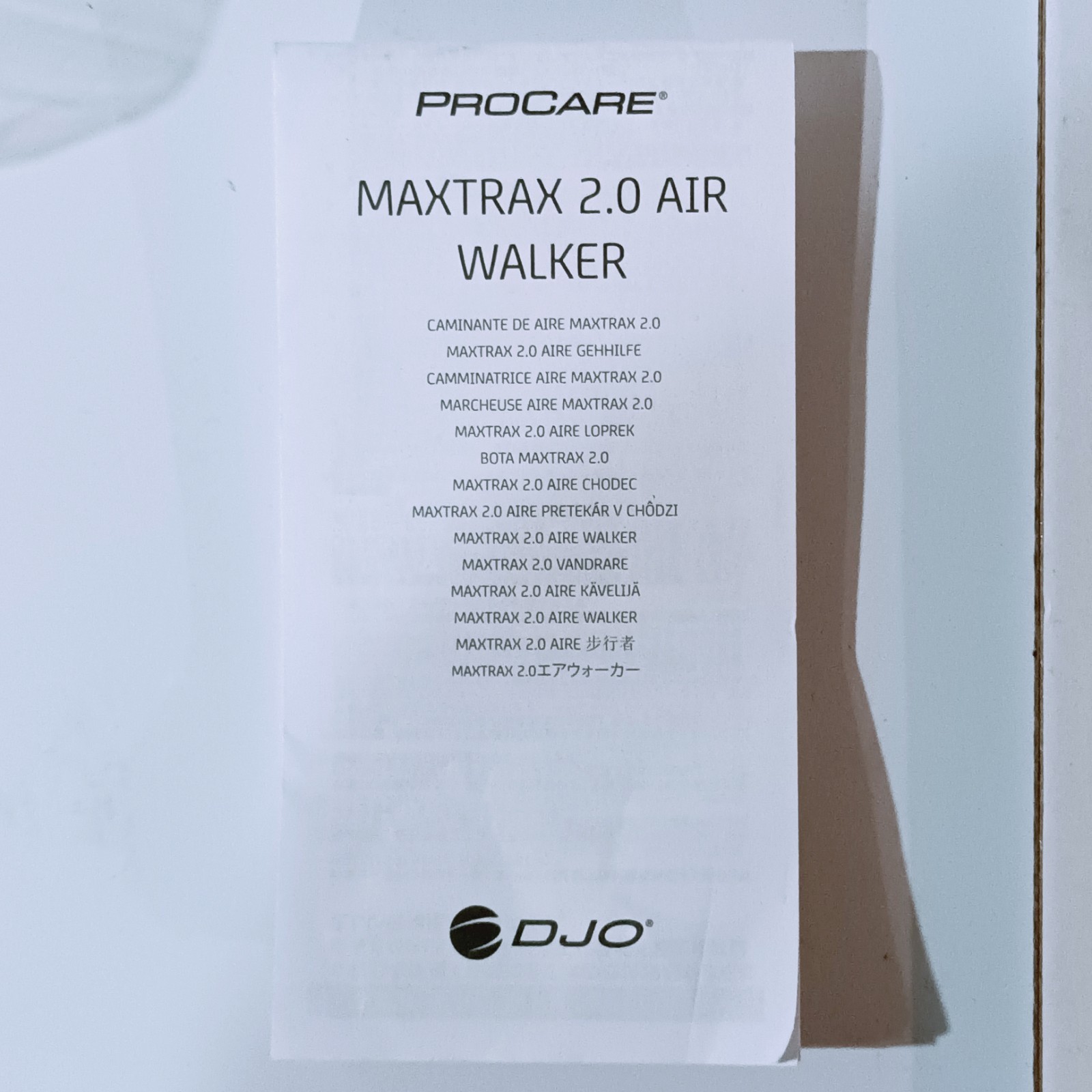 ProCare MaxTrax 2.0 Air Walker Boot Size S Small DonJoy Fracture Sprain Brace…
