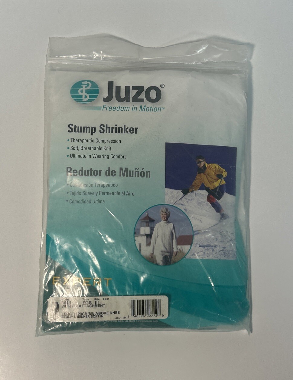 Juzo Above Knee Stump Shrinker, Model 3511, Type FGS, Size 3, Length 20cm/8in