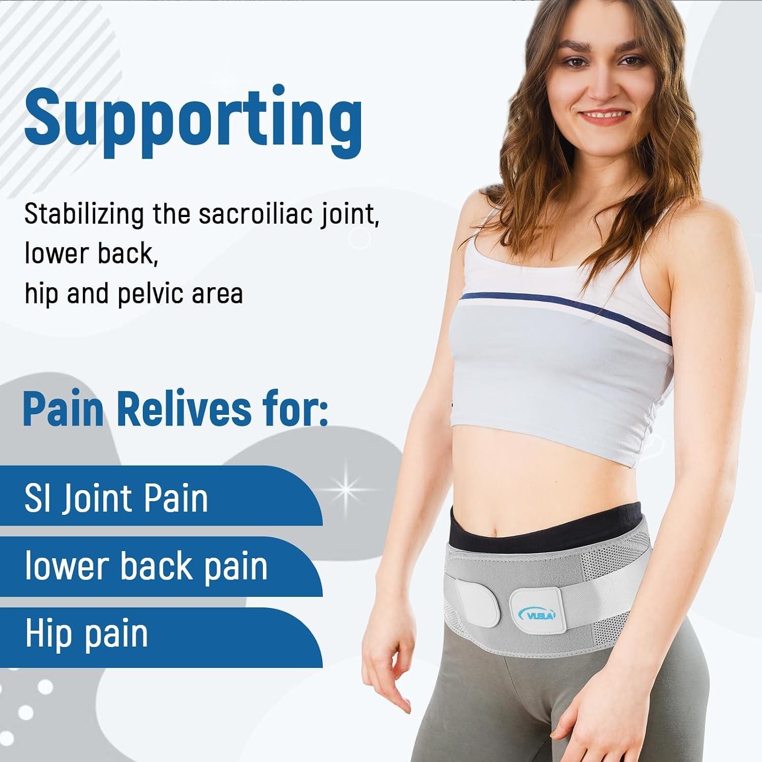 Si Belt -Sacroiliac Belt for Women|Hip Brace for Sciatica Si Joint | 3D-Knit