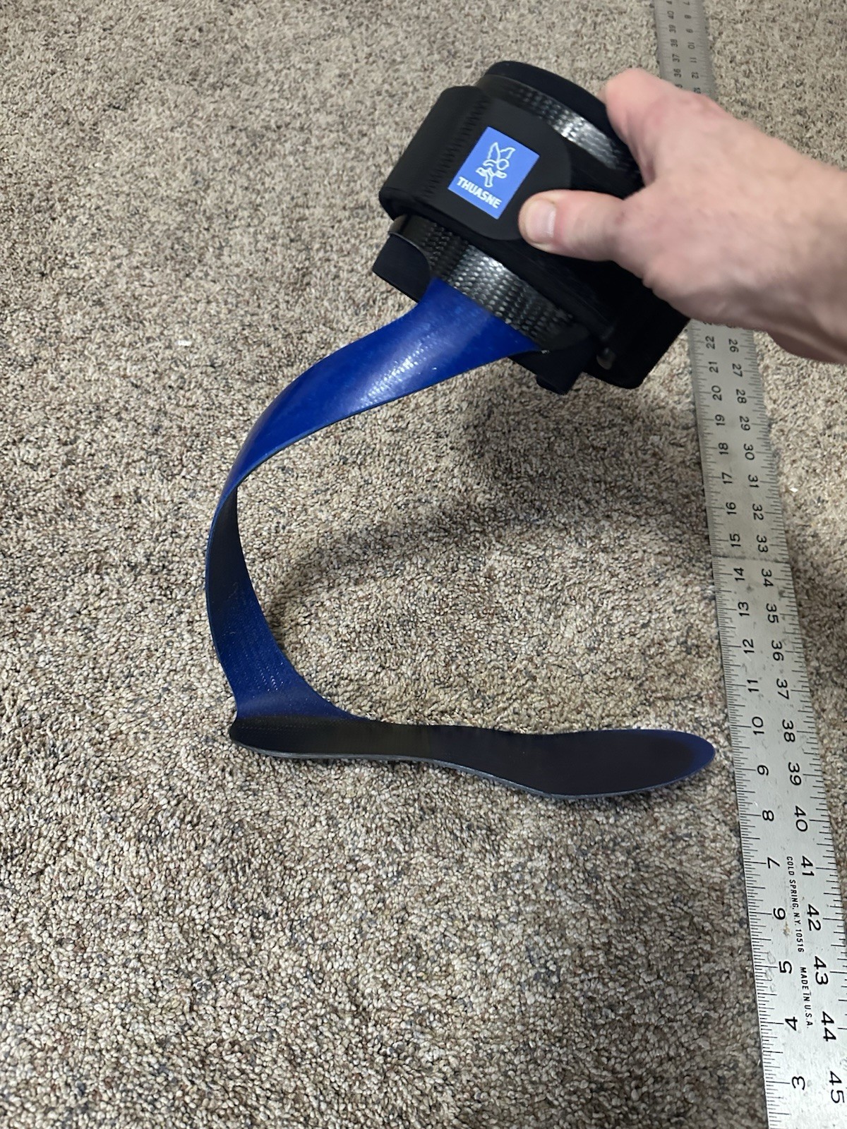 Thusane Spry Step Flex large Left Carbon AFO Used Good Condition