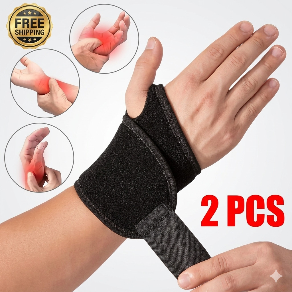 Wrist Hand Brace Support Carpal Tunnel Sprain Arthritis Gym Splint Left / Right.