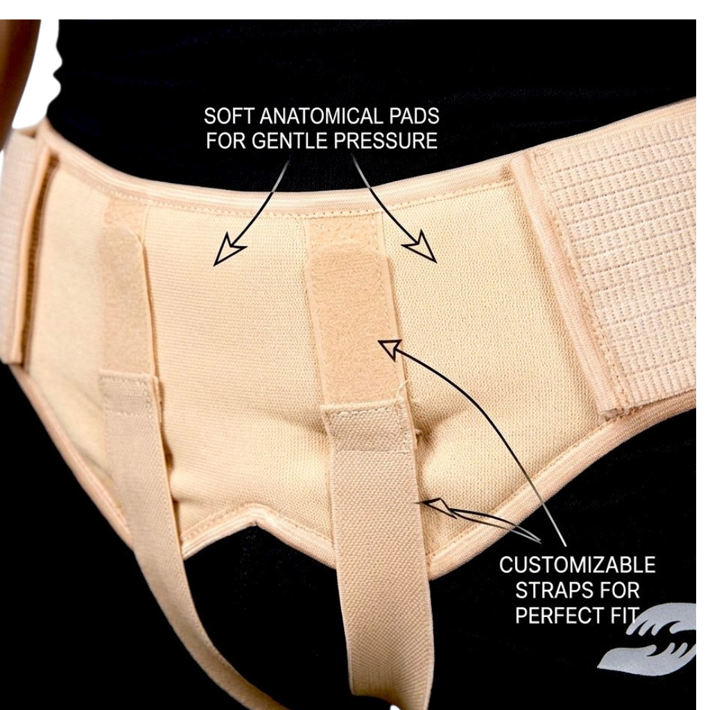 Double Inguinal Hernia support Belt Truss Brace for Men hernia underwear for men