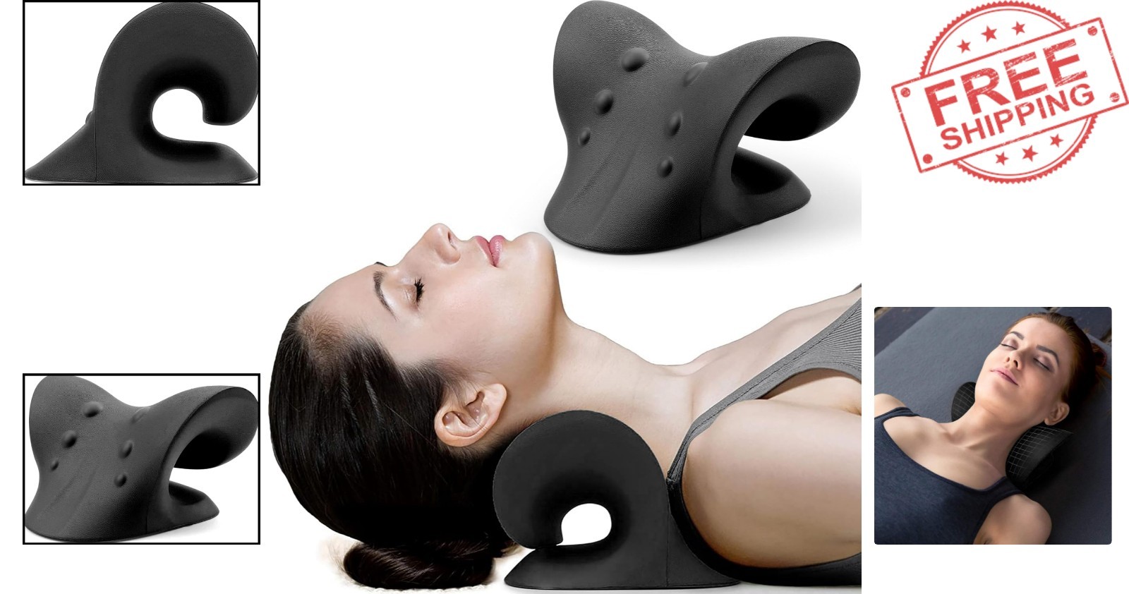 Relax and Restore: Cervical Traction Device for Neck Pain Relief and Alignment