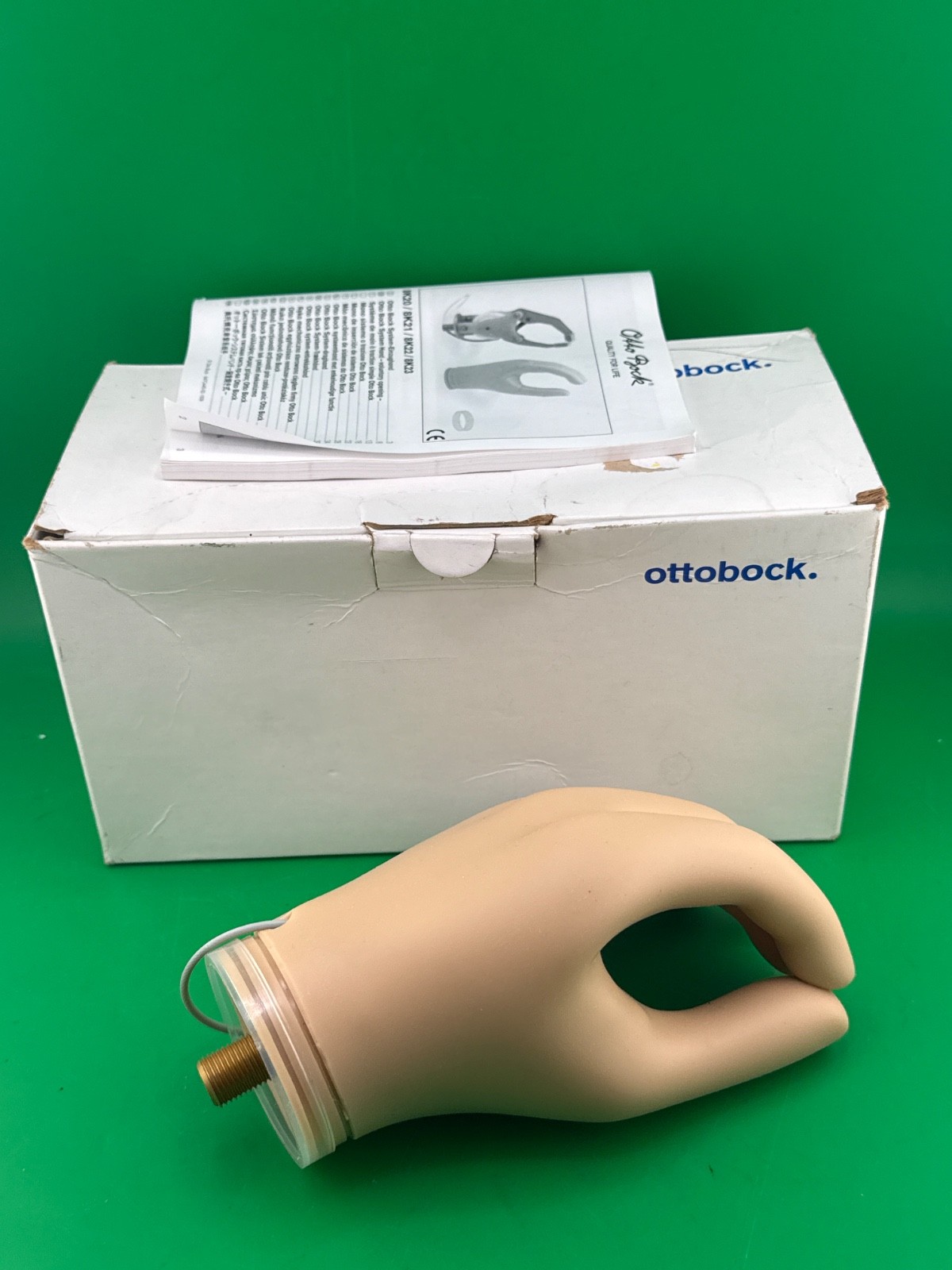 Otto Bock System prosthetic, 8k23=L8, size 8, left hand. New