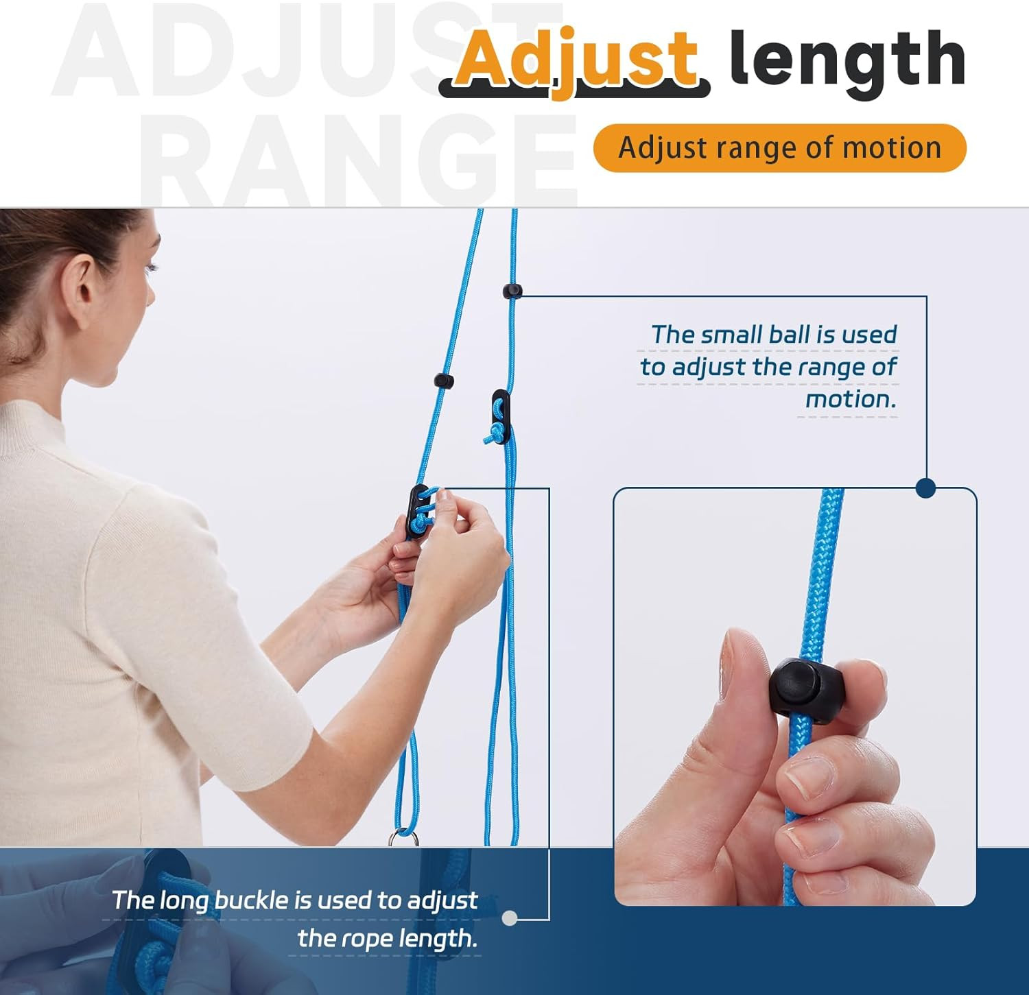 Shoulder Pulley Over Door Physical Therapy Rehab Rotator Cuff Arm Exercise ROM