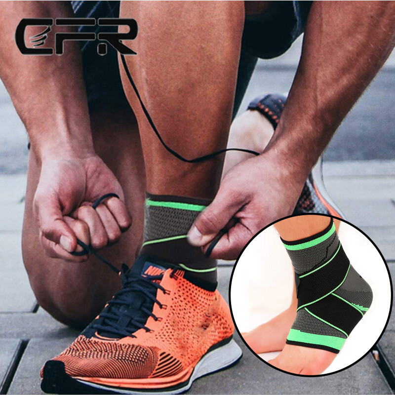 Ankle Support Brace Compression Adjustable Heel Stabilizer Foot Protector Strap