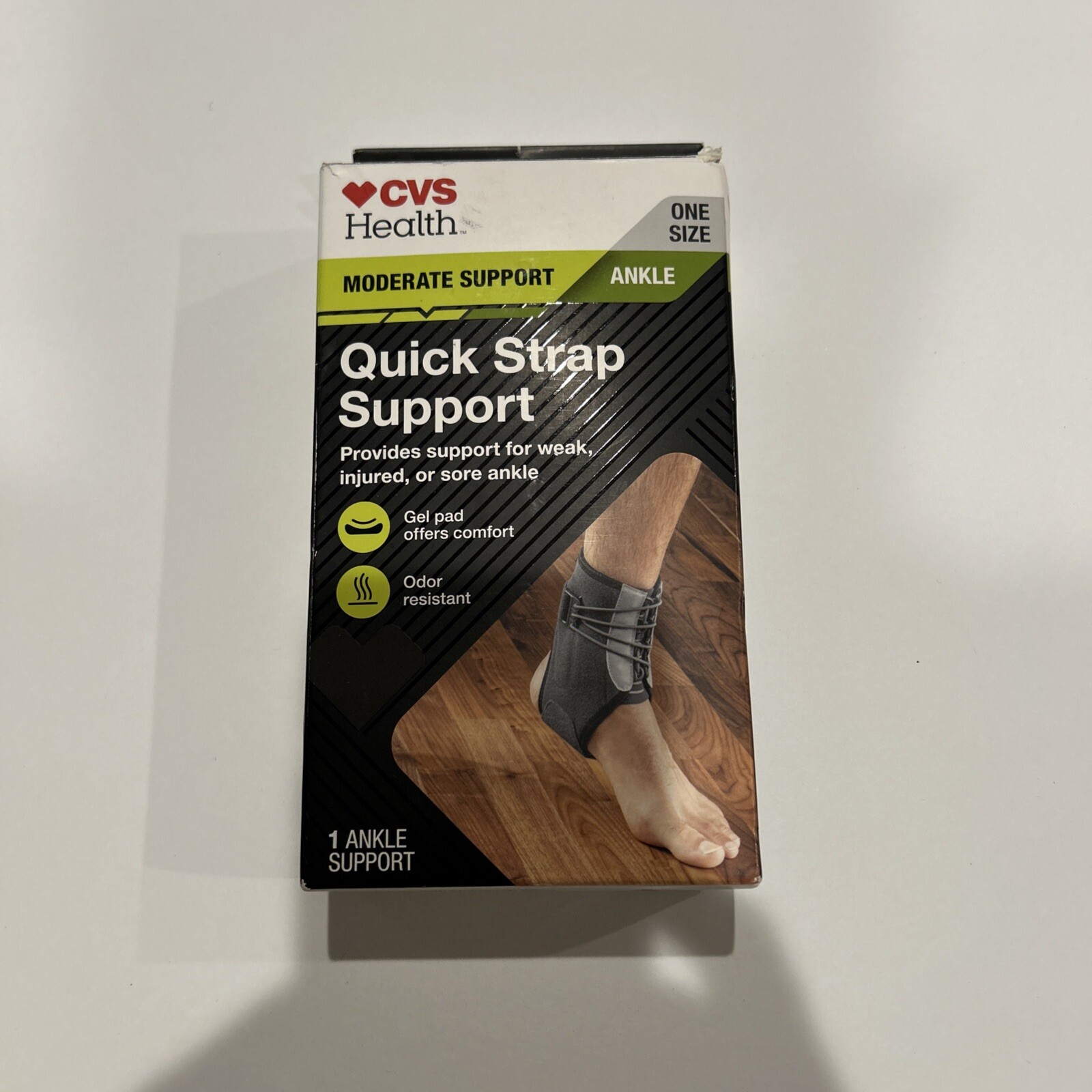 CVS Health Moderate Support Ankle Quick Strap Support One Size