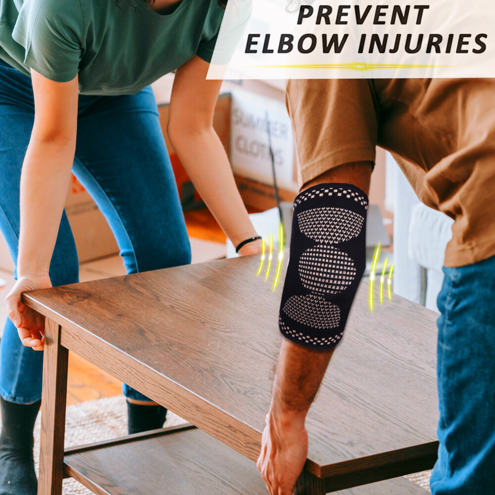 Elbow Support Brace Compression Arm Sleeves Copper Arthritis Joint Pain Relief