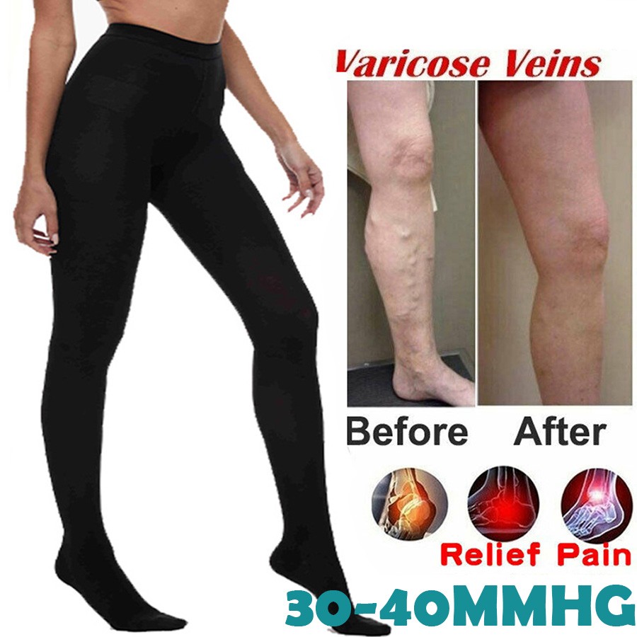 Medias Pantys Compresión 30-40mmHg Adelgazamiento Pierna Alivio Soportes Terapia