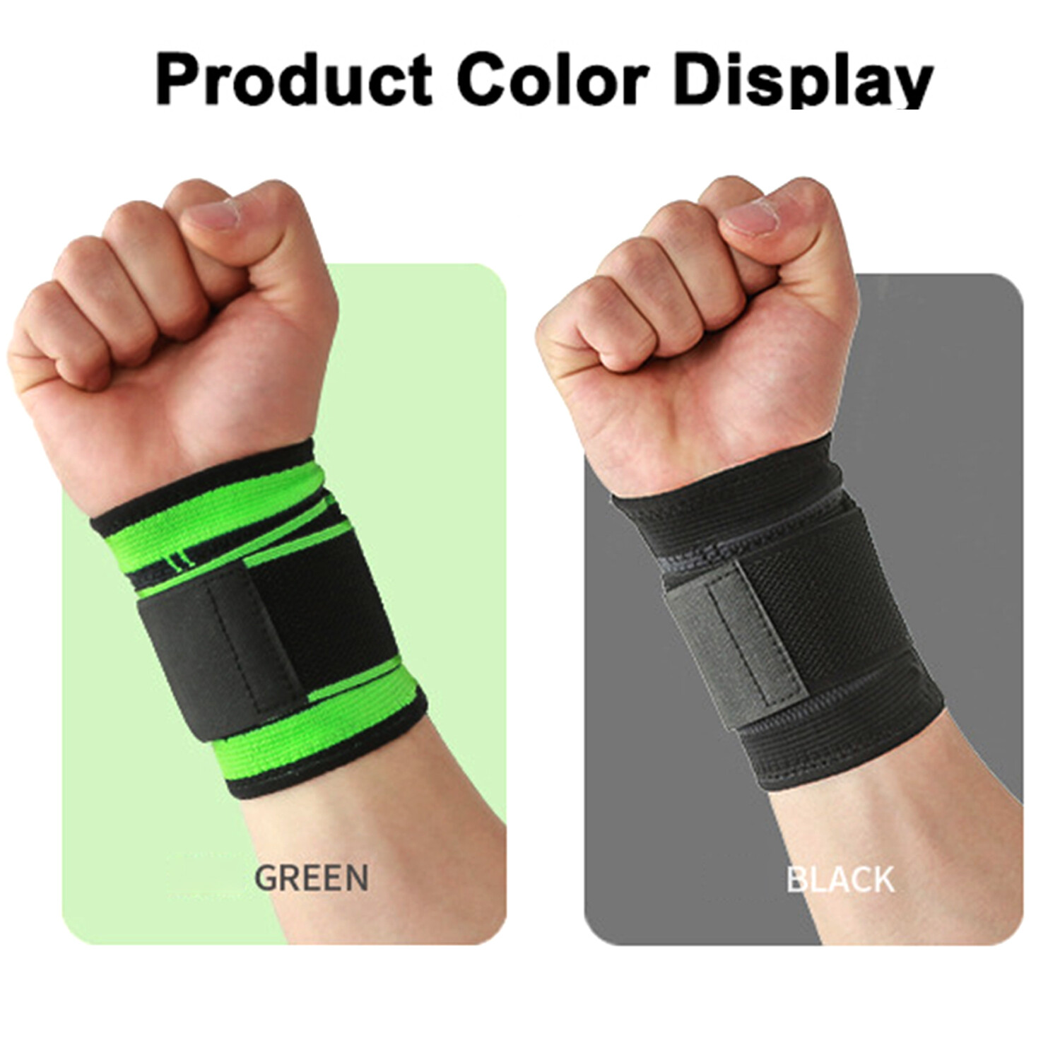 Wrist Brace Band Wrap Adjustable Support Gym Strap Carpal Tunnel Bandage Sports