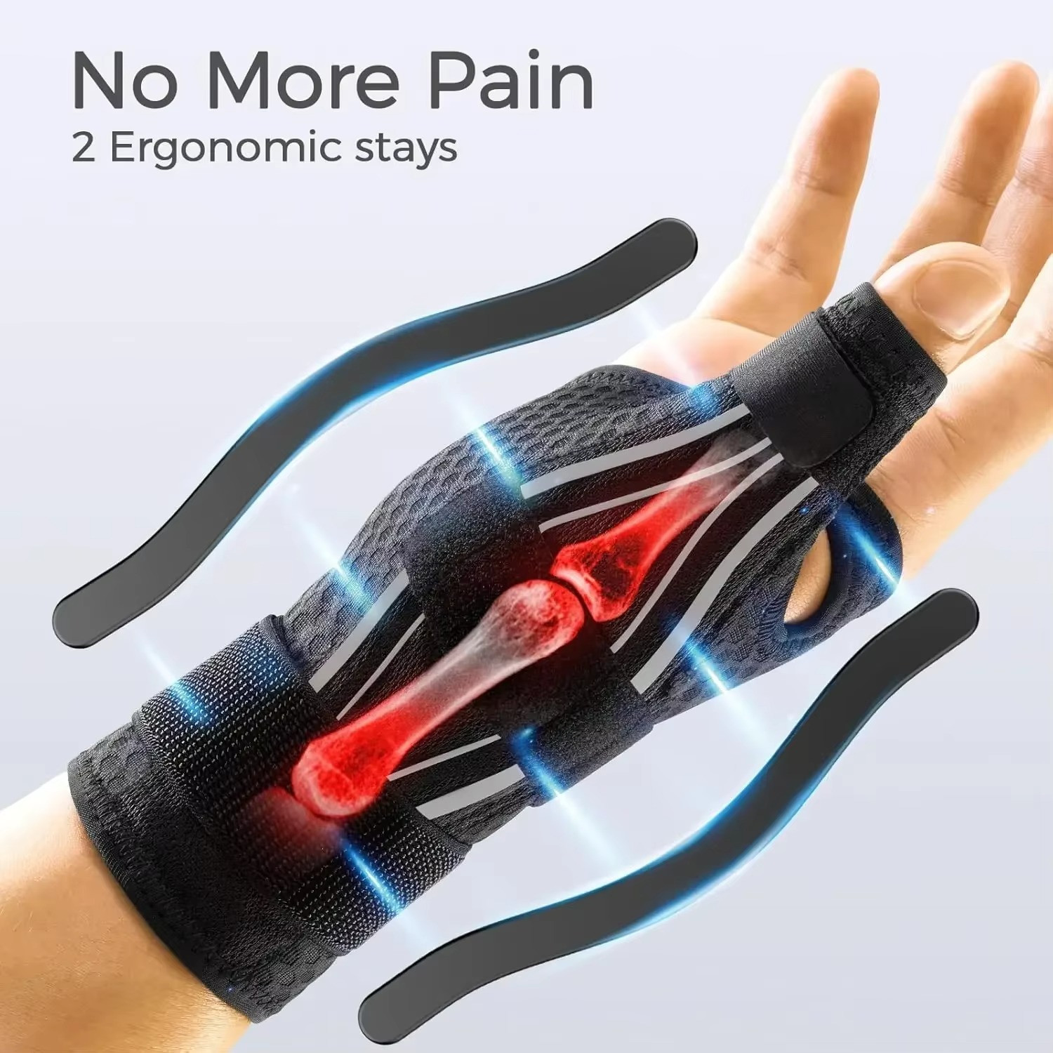 Thumb Brace Support Ultra Breathable Right or Left Hand Wrist Stabilizer