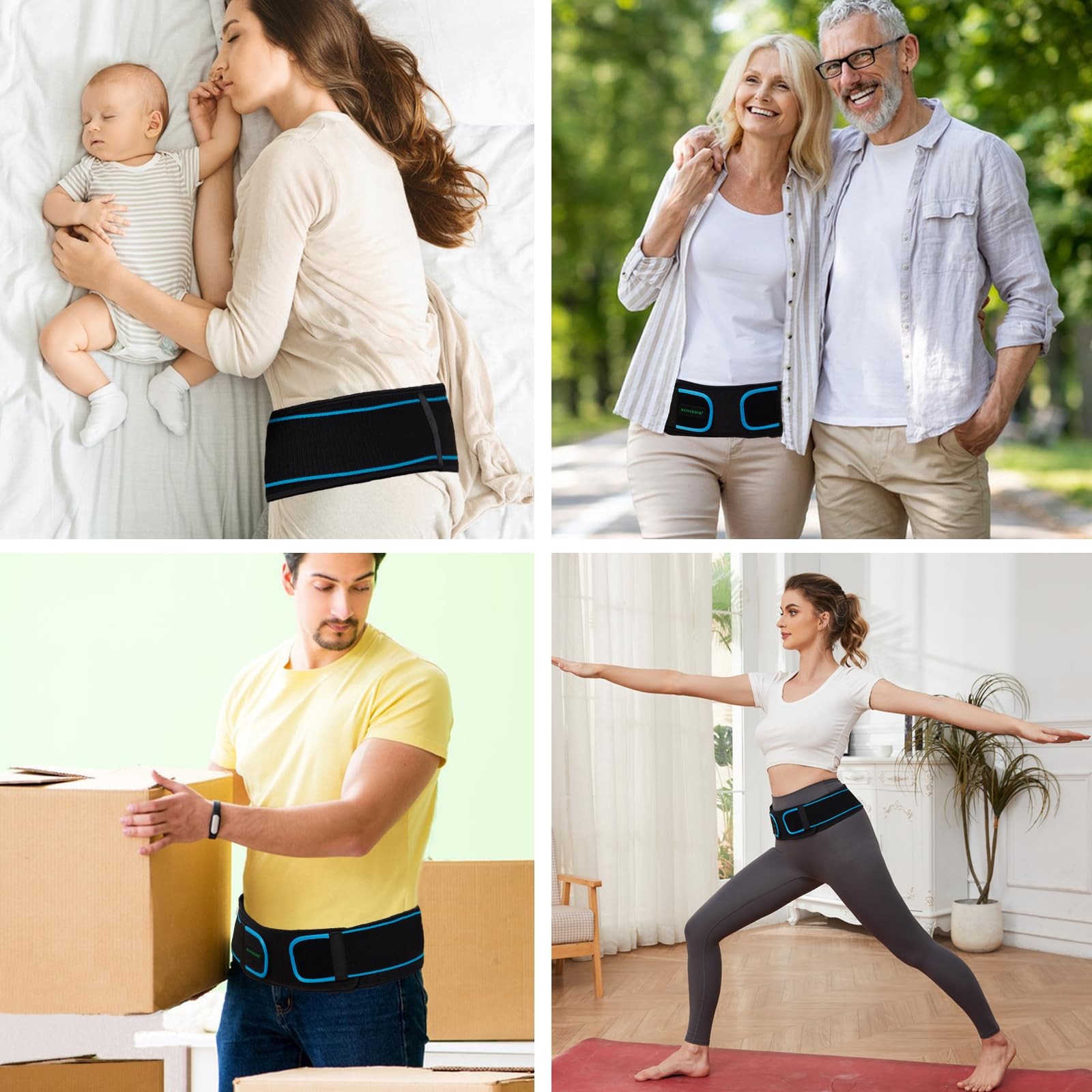 Sacroiliac Belt for Women and Men, SI Joint Hip Belt for Pelvic Stabilization…