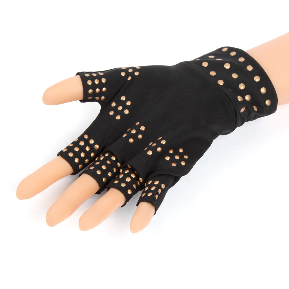 1-4 Copper Gloves Compression Medical Arthritis Pain Relief Hand Support Brace