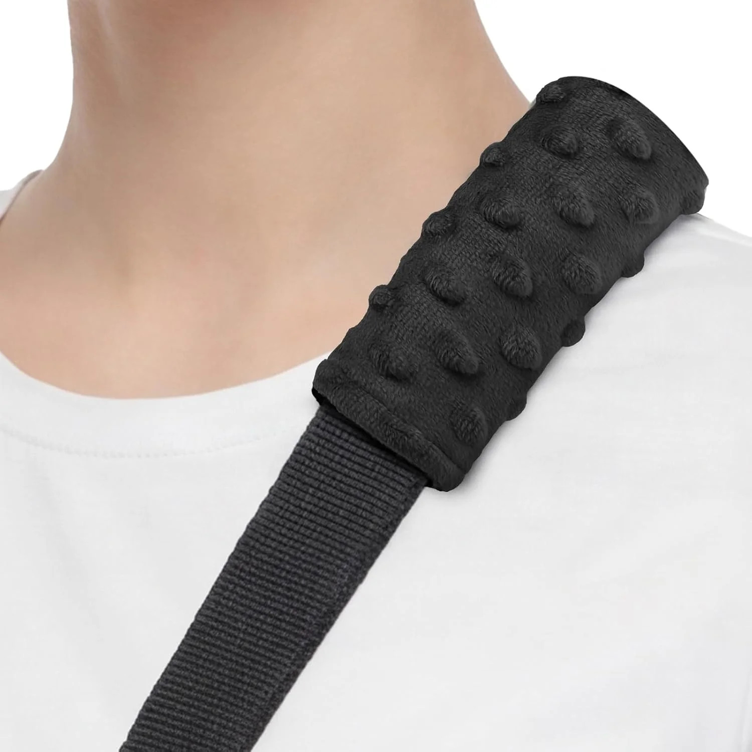 Cushioned Arm Sling Comfort Padding for Neck,Shoulder Strap Pad | Minky Dot,Slim