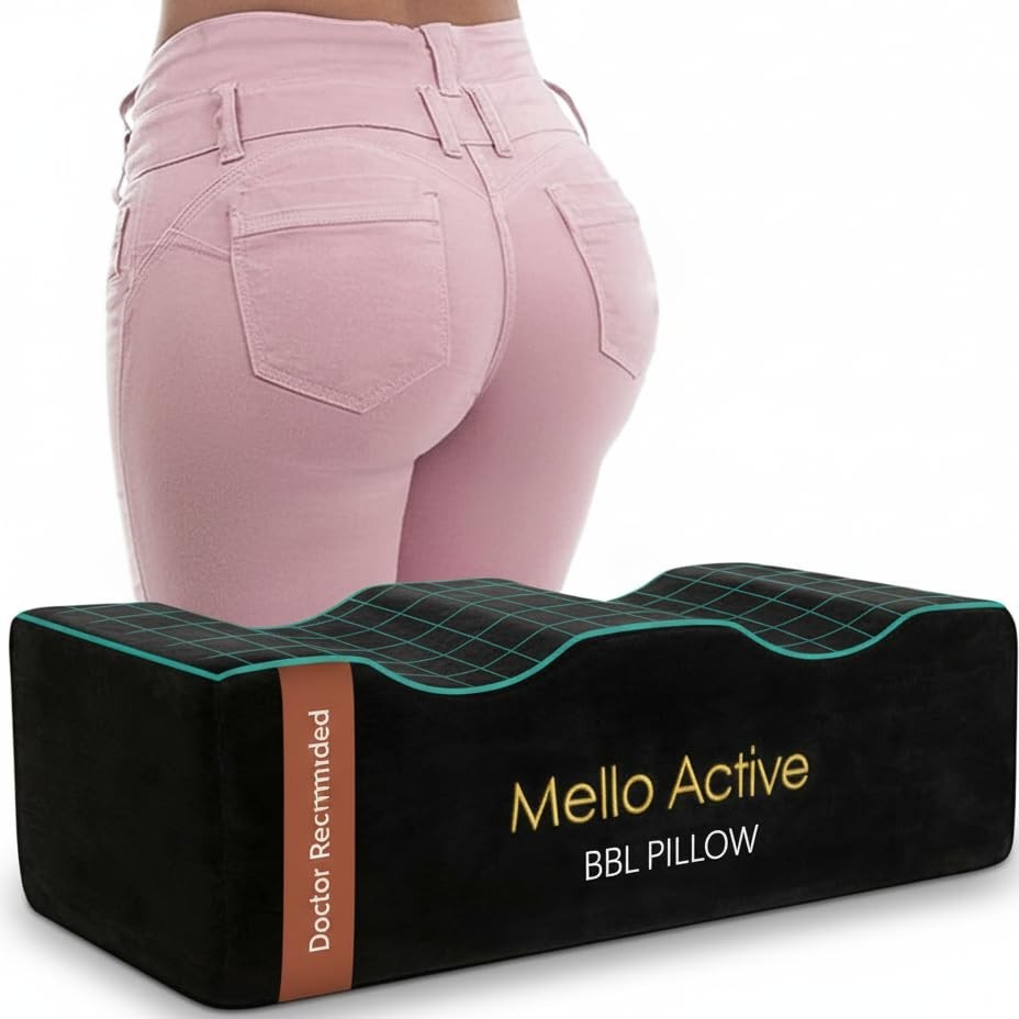 Post-Surgery BBL Pillow – Lightweight Firm Cushion for Recovery, Home & Car Supp