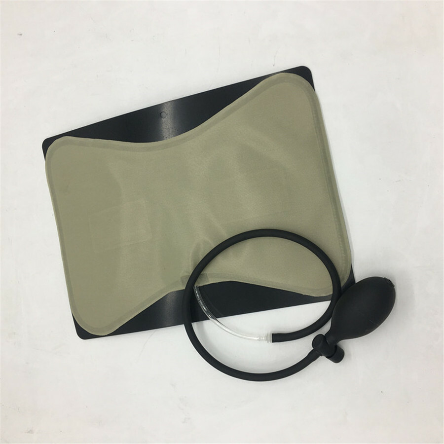 Air Pressure Support Cushion Pillow Lumbar Kits w/Hand Pump Fit For Car Seat