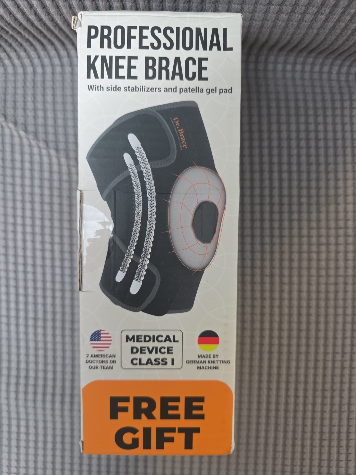 Dr. Brace Elite Knee Brace. Mercury, Large