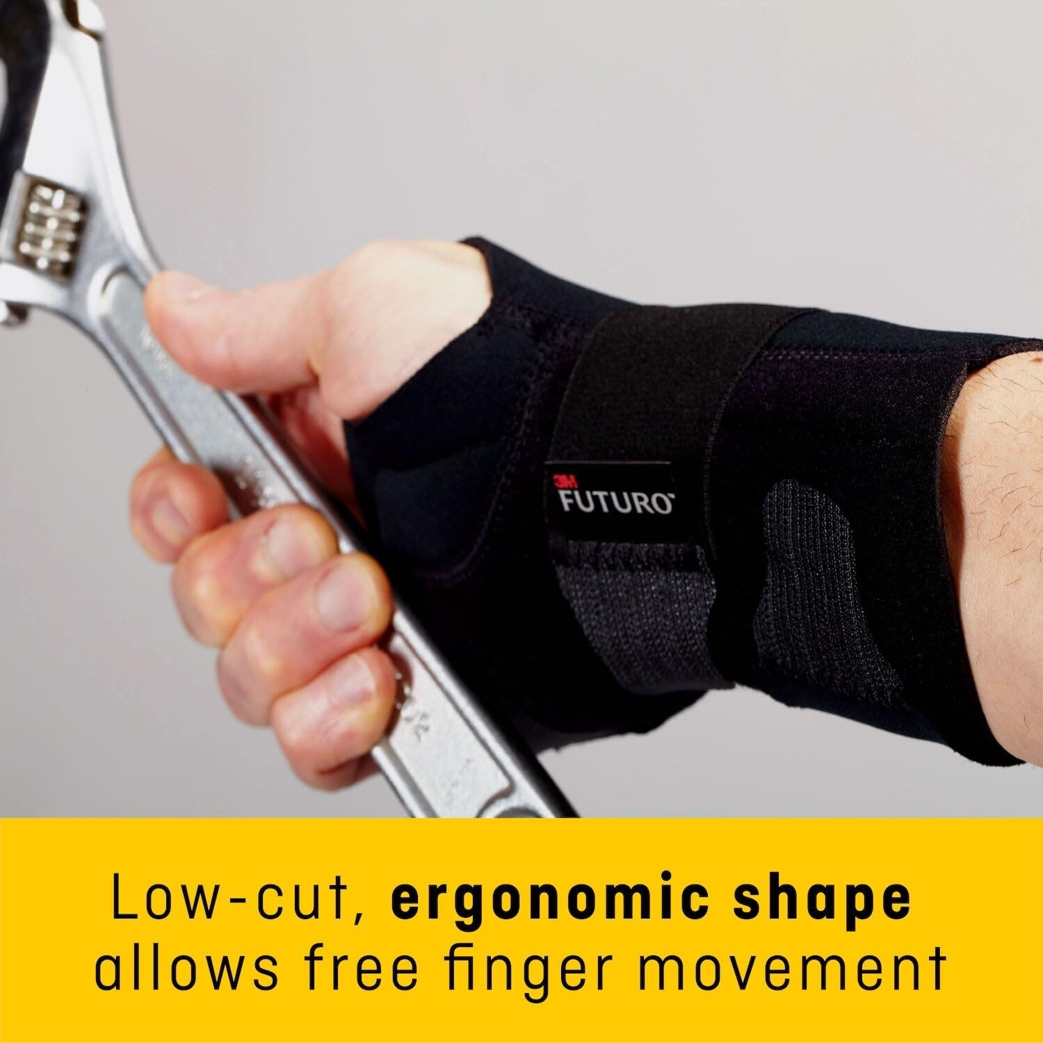 401503 Performance Knee Support, Breathable, Medium – Black