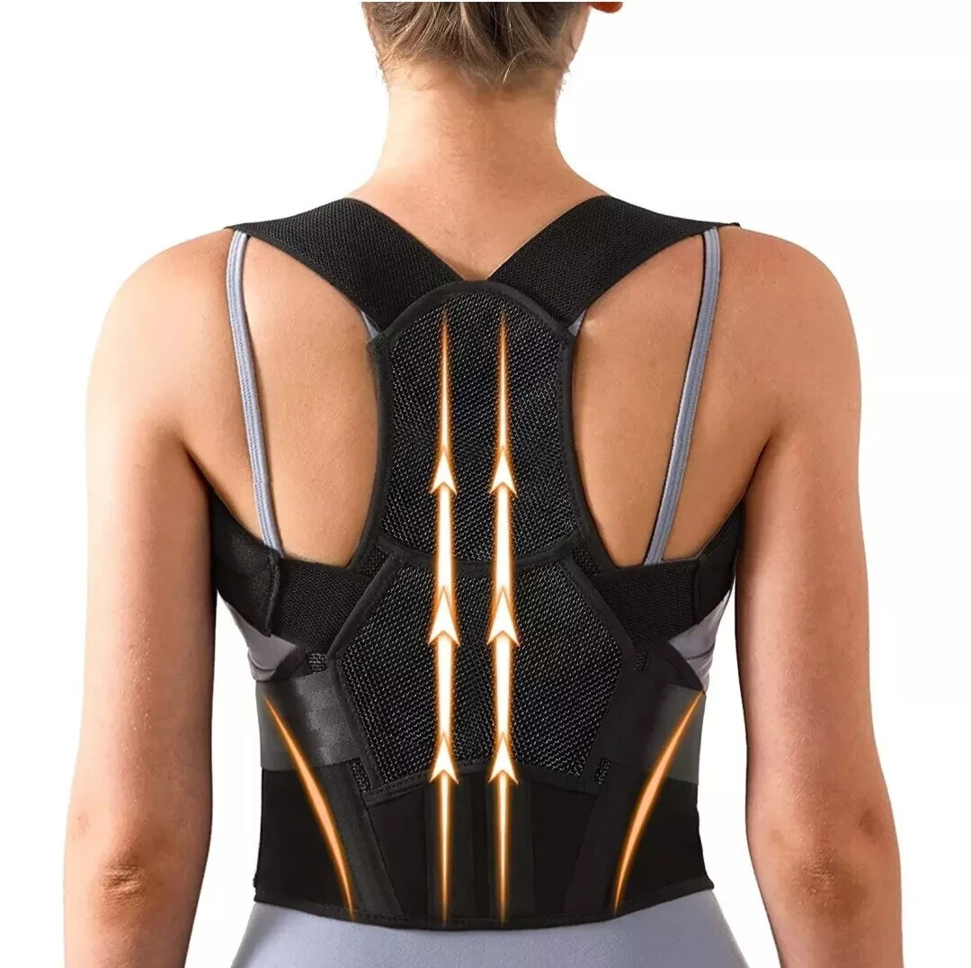 Maloow Posture Corrector for Men and Women, Size L – Black