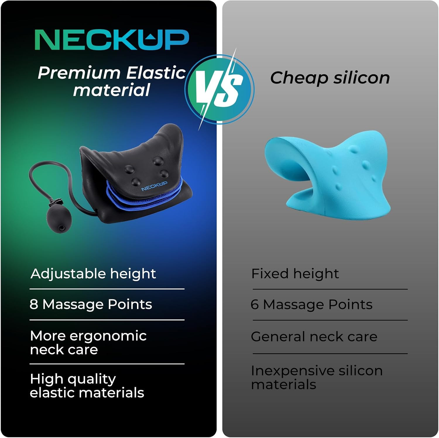 NECKUP Advanced Airbag Neck Stretcher, Neck Pain Relief Ergonomic Cervical Spine