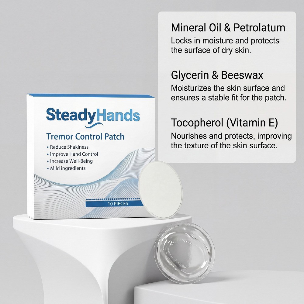 5X Steadyhands Tremor Control Patch, Steady Hands Control Patch- Hand Stabilizer
