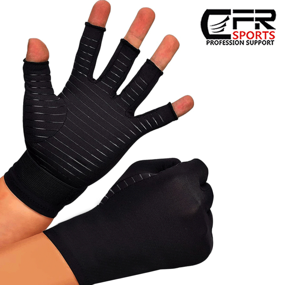 Arthritis Full Gloves Compression Copper Pain Relief Hand Wrist Support Brace