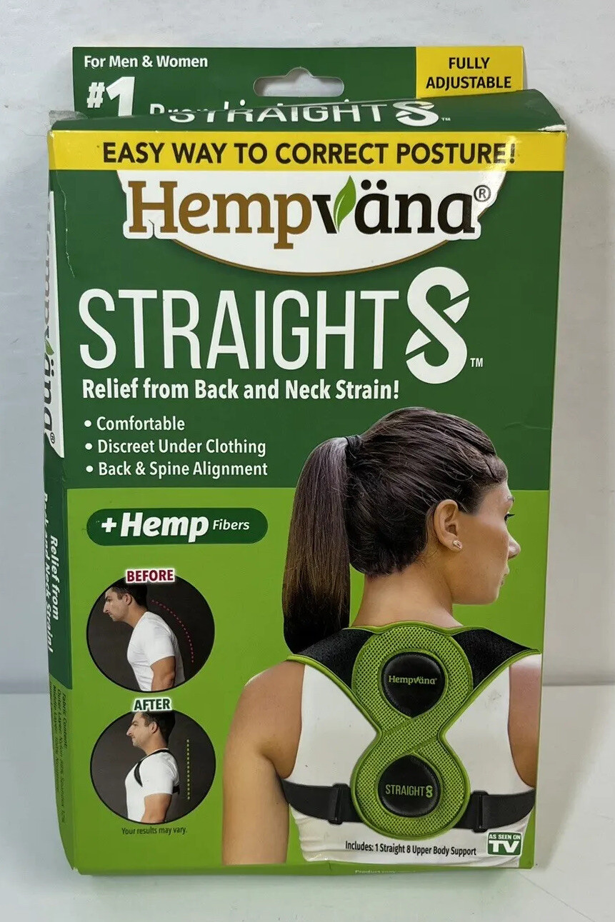 Hempvana Straight8 Fully Adjustable Posture Corrector As Seen On TV