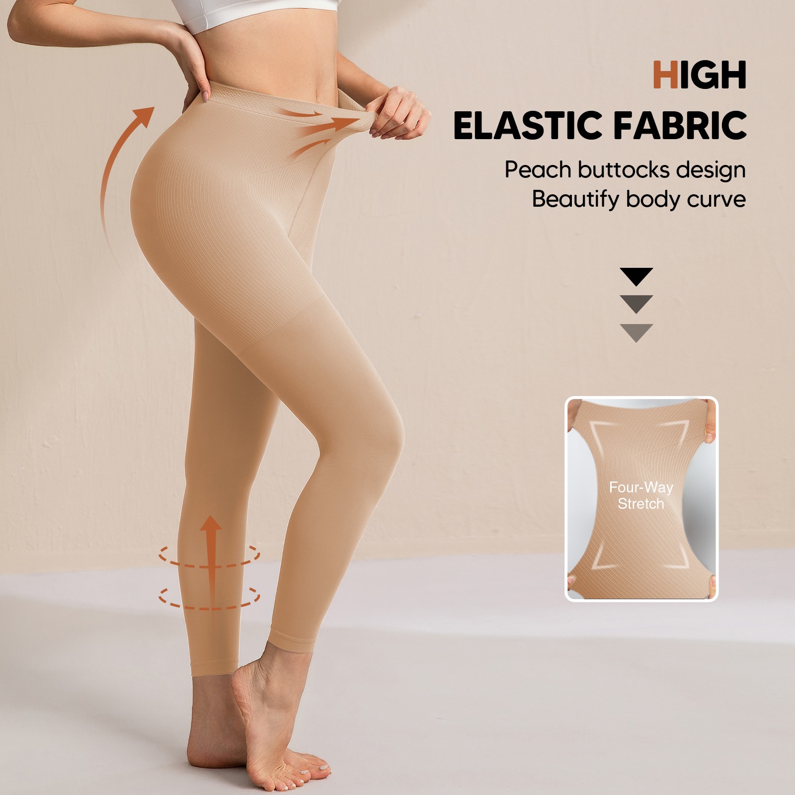 Compression Pantyhose for Women 8-15mmHg Graduated Compression Stockings S-XXL