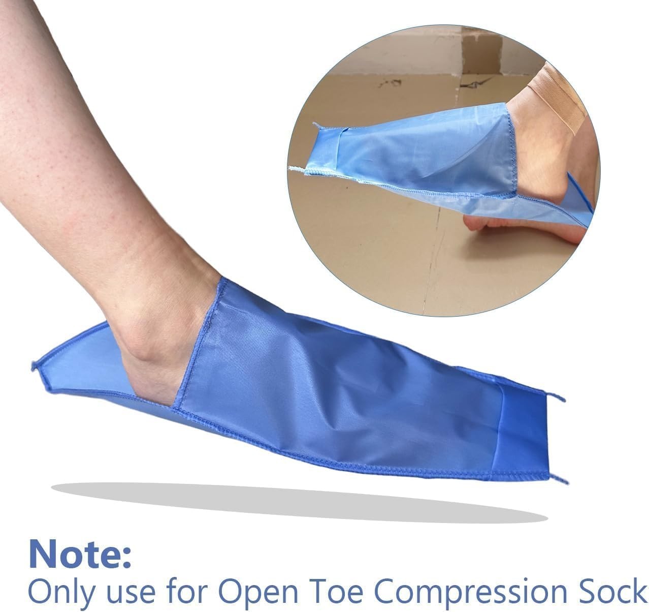 2 Pcs Open Toe Slip Sock Applicator – Effortless Compression Stocking Aid