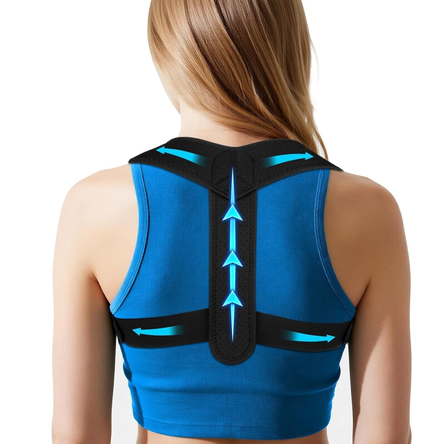 Versatile Back Posture Support Corrector for Daily Activity – Adjustable Design