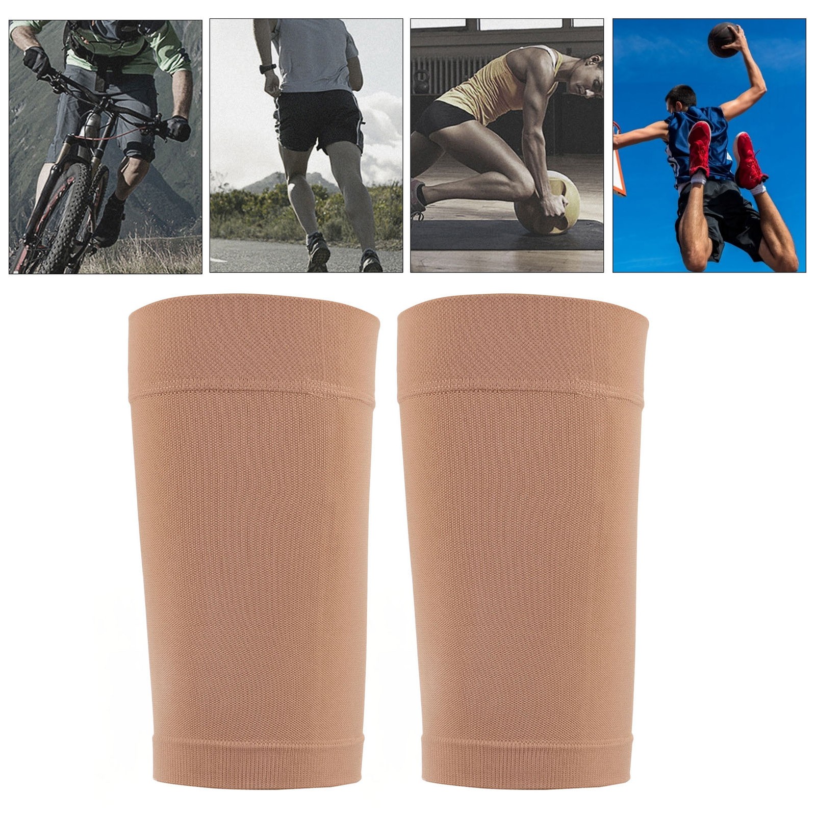 Thigh Sleeves Elastic Breathable Upper Leg Support Wraps For Men And Women
