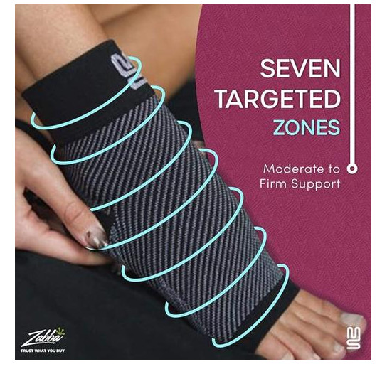 Modetro Plantar Fasciitis Compression Socks 1 Pair Model Number: B01JM6MBFY
