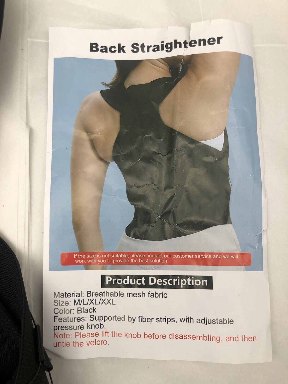 Eambond Adjustable 2 in 1 Back Brace and Posture Corrector for Men & Women*READ
