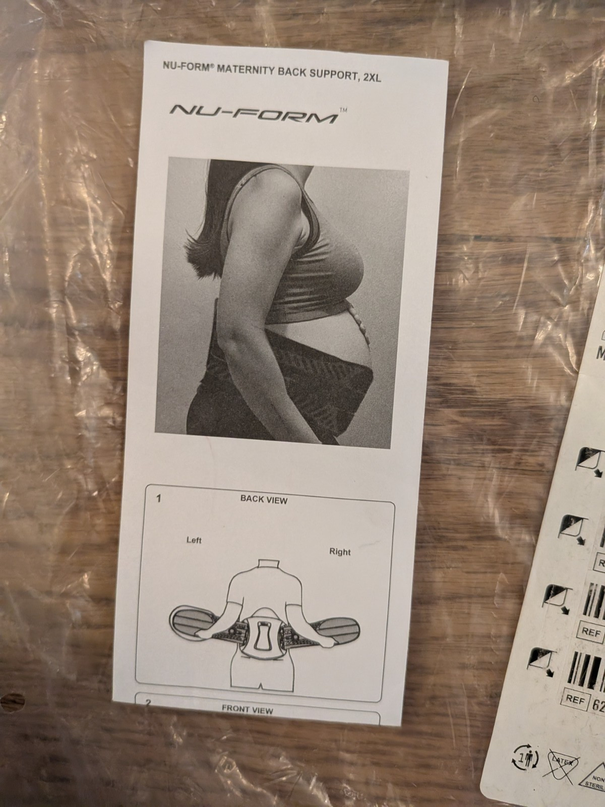 Ovation Medical Nu-Form 62002MX Maternity Support Brace 2XL