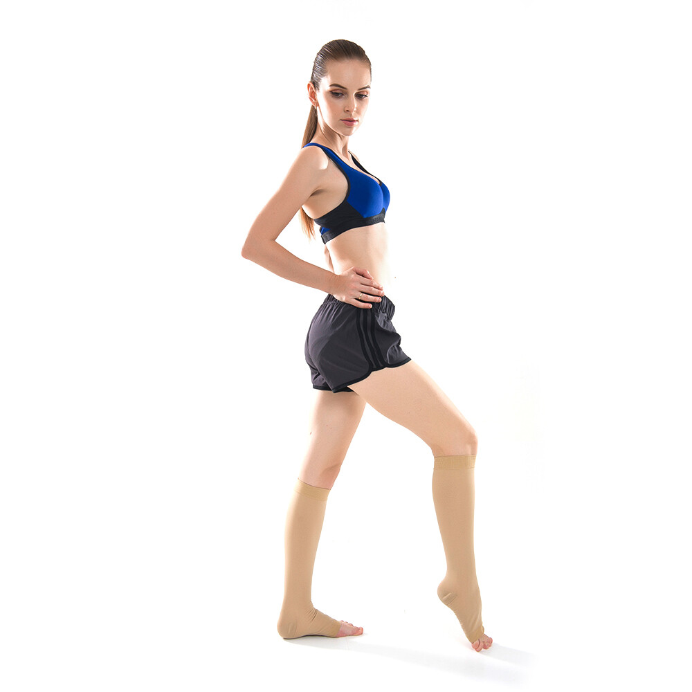 Compression Socks Support Hose Help to Relieve Varicose Veins Leg Edema Swelling