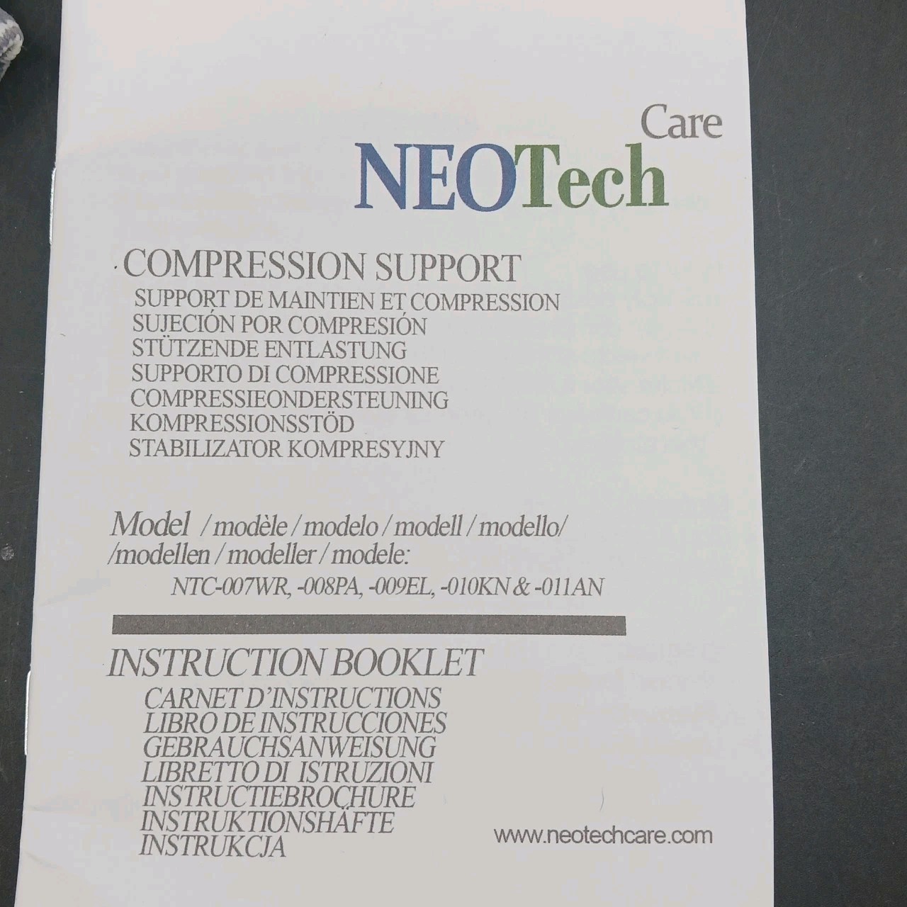 NeoTech Care Elbow Support Brace (Gray, Size Sm, 1 Pair) Tennis/Golf Elbow Pain