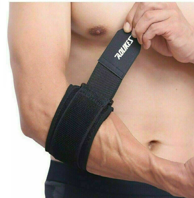 Adjustbale Elbow Support Pad, Adjustable, 1PCS (Black)