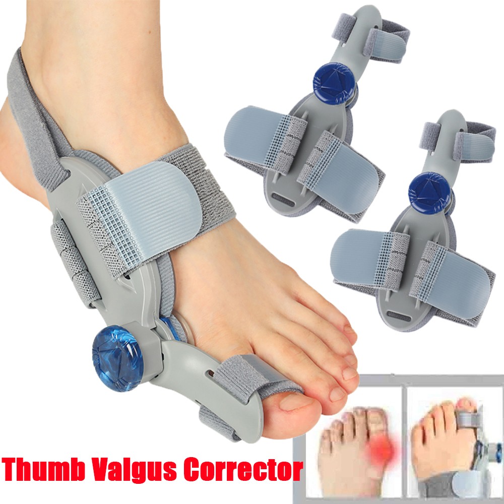 2PCS Bunion Fix Toe Valgus Corrector Adjustable Orthosis Women Men Splints