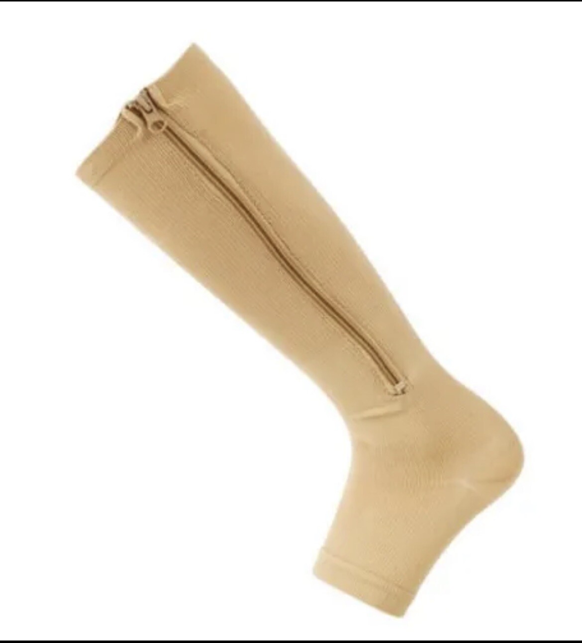 New Compression Socks OPEN TOE Knee High Leg Support Stockings (S-XXL)