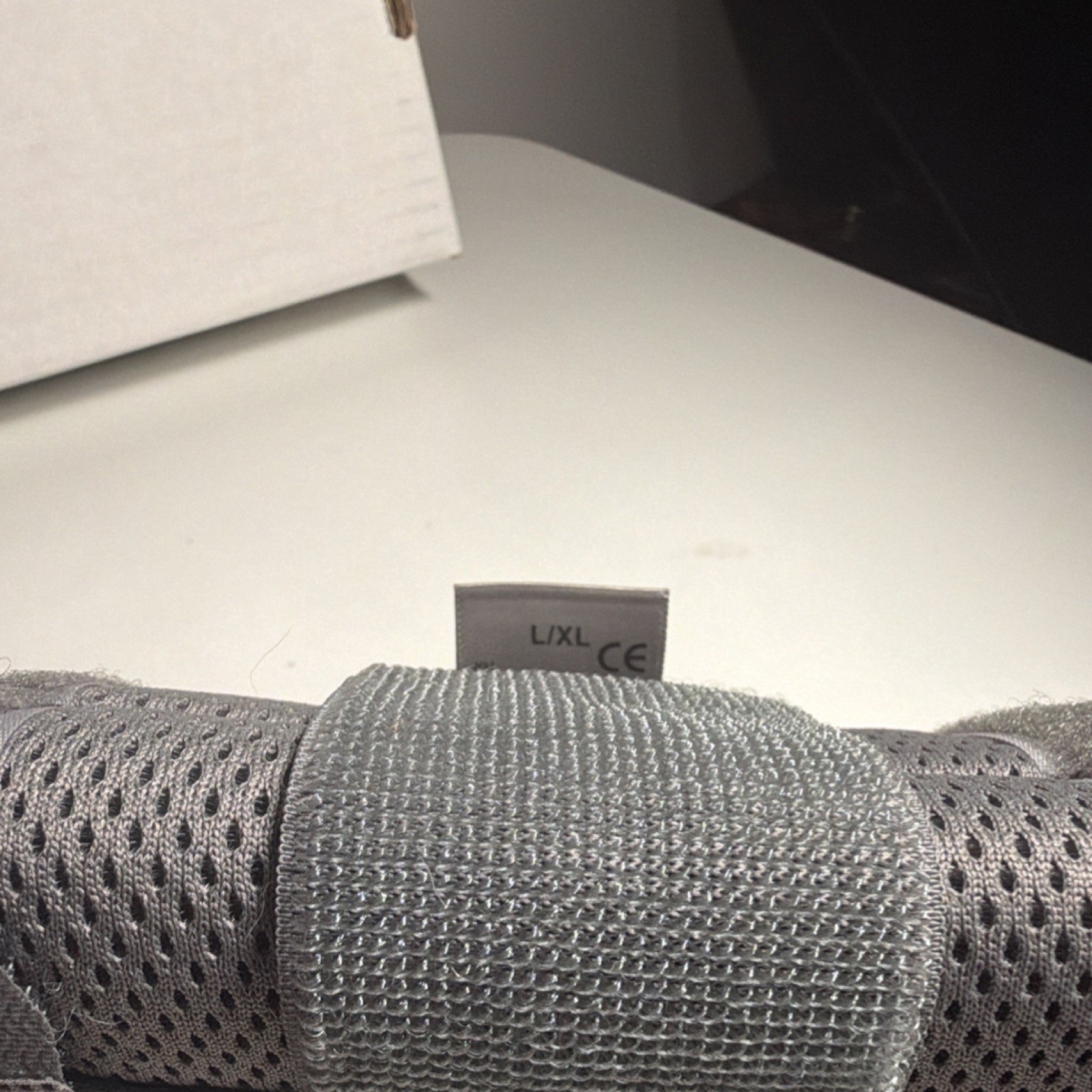 Futuro Adjustable CE Certified Gray L/XL Wrist Brace Mesh Fabric Support