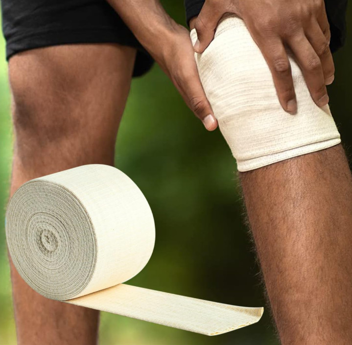 Elasticated Tubular Support Bandage 3.9″ × 5.46 yd – Reusable Cotton Compression