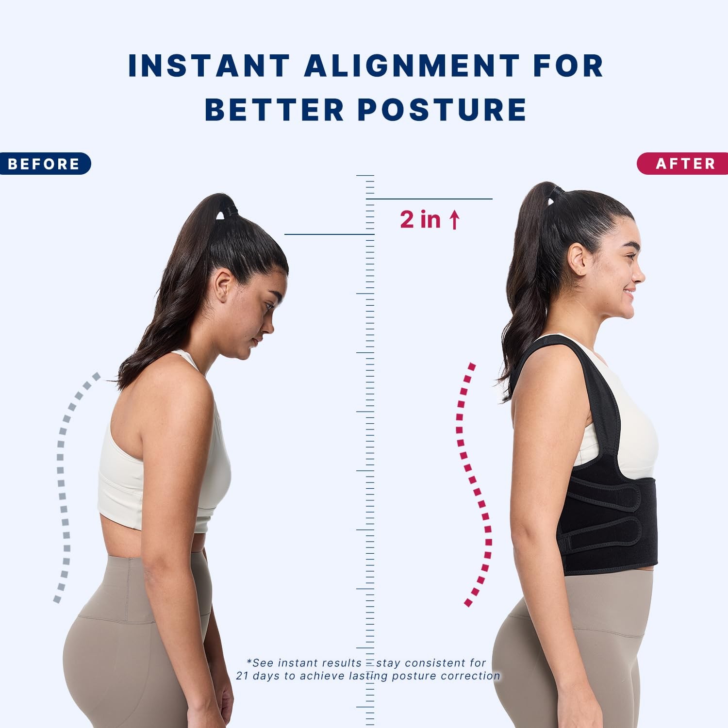 Back Brace Posture Corrector for Women and Men Shoulder Straightener Adjustable